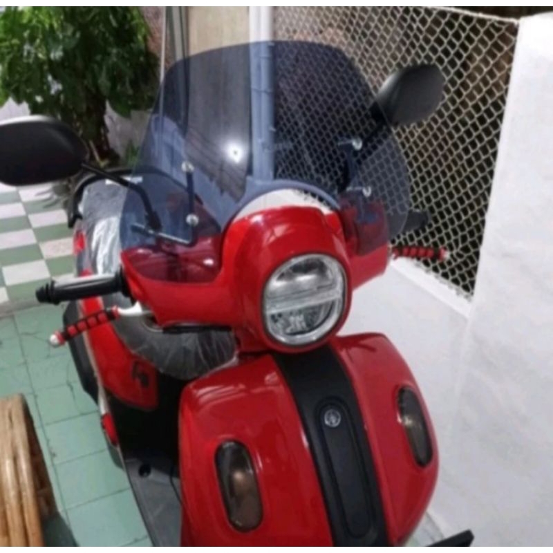 windshield fazzio - visor Yamaha fazzio hybrid - aksesoris Yamaha fazzio