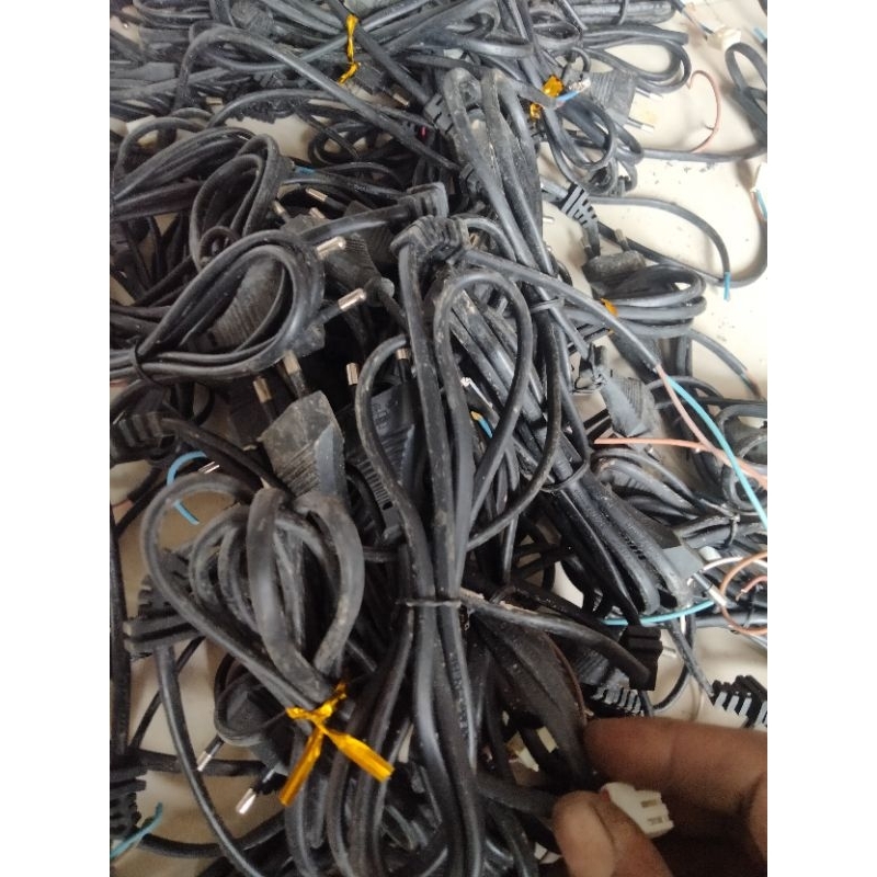 kabel AC buntung 1,5meteran tembaga asli