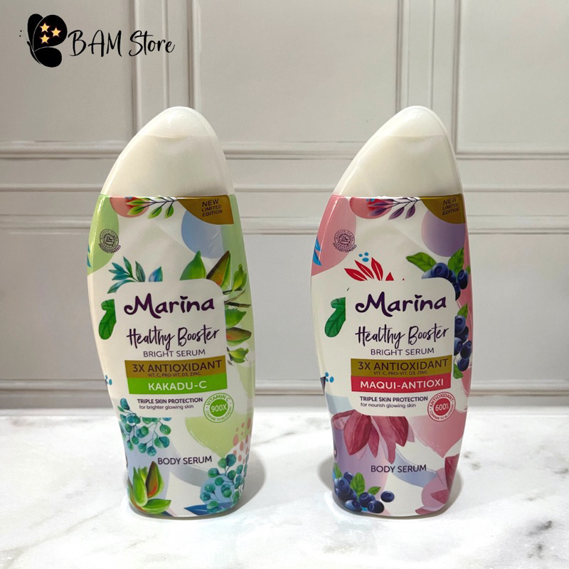 MARINA HEALTY BOOSTER BODY SERUM 185ML - Body Lotion Marina Bright Serum