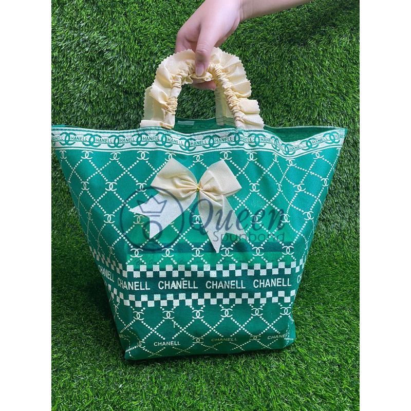 HARGA LUSIN ISI 12-TAS HAJATAN RENDA ECO SIZE 22x22
