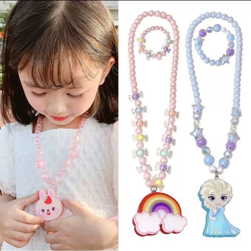 [ULTRATOYS] KALUNG LED ANAK PEREMPUAN PRINCESS IMPORT