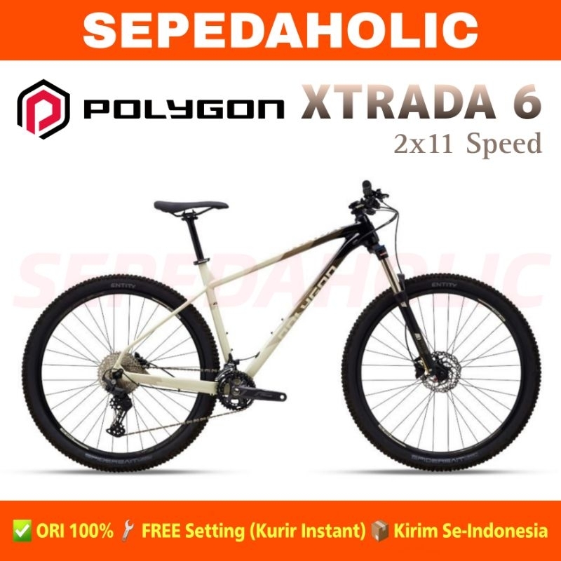 Sepeda Gunung MTB POLYGON XTRADA 6 Alloy 27.5 Inch 2x11 Speed