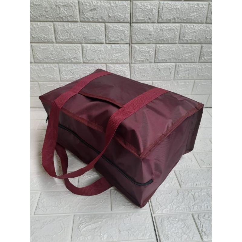 Tas Belanja Laundry Polos 45x20x35cm Travel Bag Belanja Serbaguna