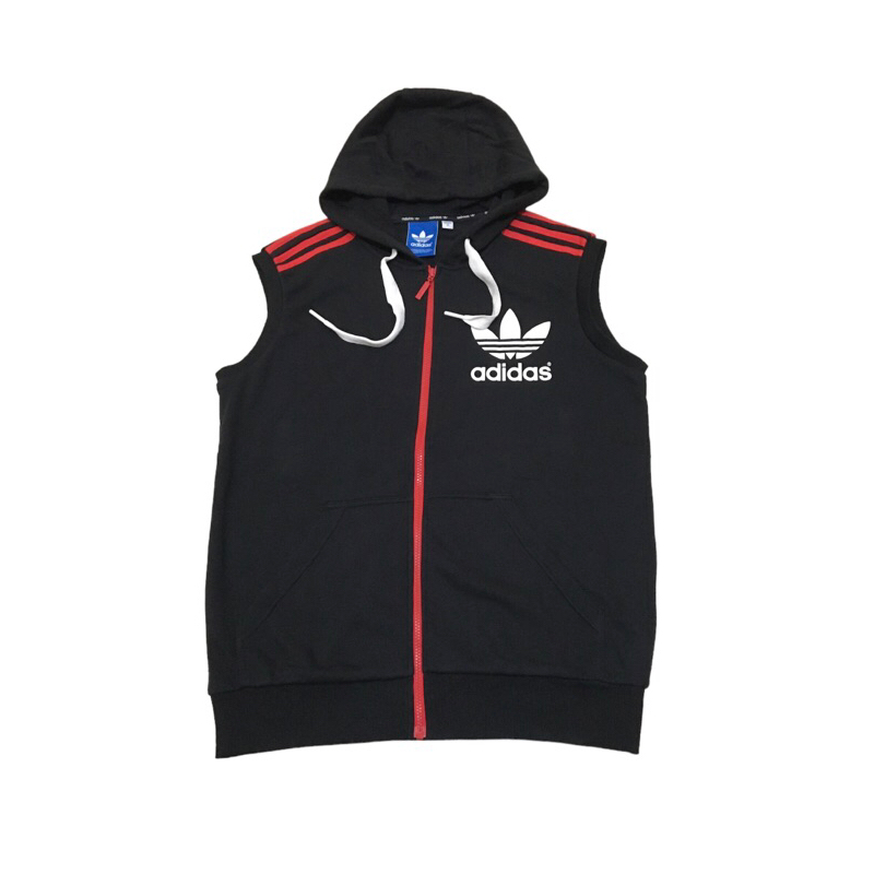 Hoodie Vest Adds Black