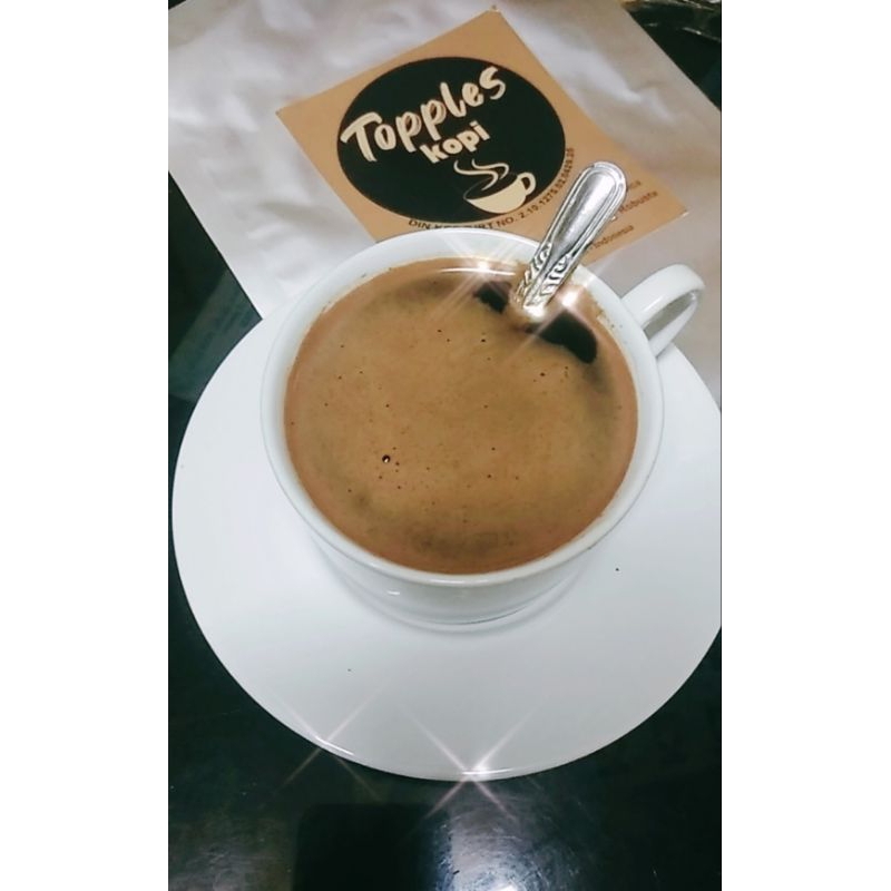 

original Kopi hitam asli topples kopi sidikalang 500gr kwalitas super