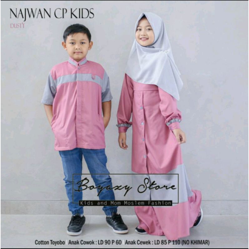 NAJWAN KIDS BAJU COUPLE ANAK TERBARU BY DnD