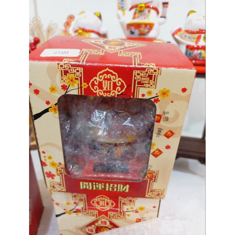 Manekineko Keramik / Kucing Hoki Keramik / Waving Hand Decoration / Manekoneki / Maneki Neko