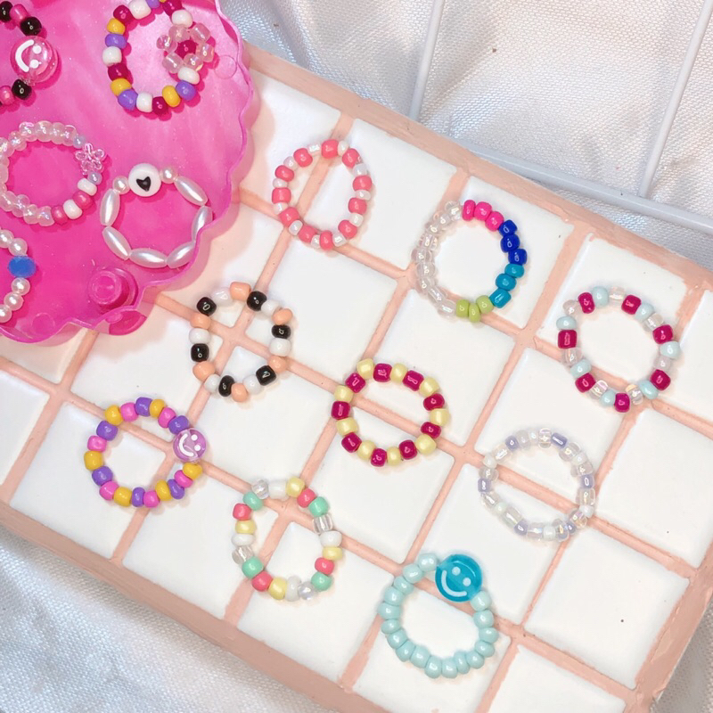 [Part 3] New stock beaded rings / beaded ring / cincin manik