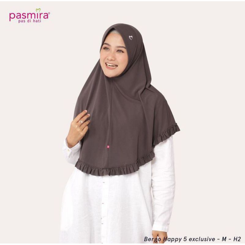 Kerudung Instan Dewasa Happy 5A Pasmira ORI
