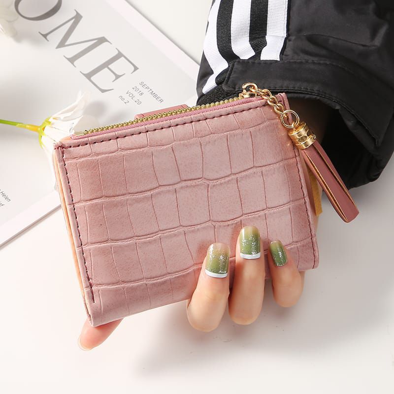 2053 Dompet Lipat Wanita Croco  Import