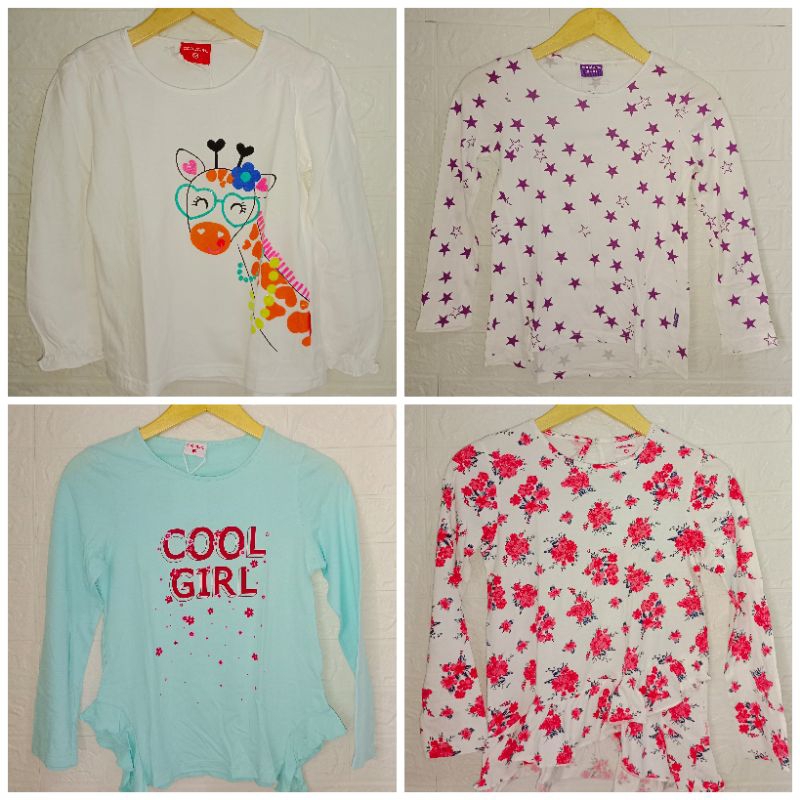 Cool Girl Blus l.panjang motif
