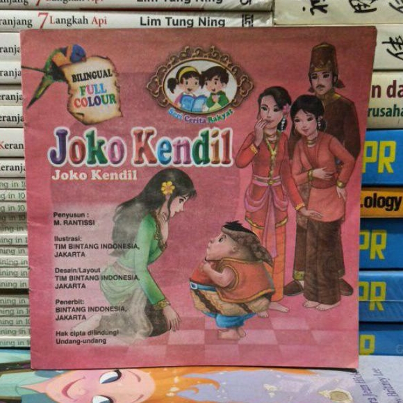 BUKU ORIGINAL SERI CERITA RAKYAT BILINGUAL FULL COLOUR JOKO KENDIL JOKO KENDIL BEKAS