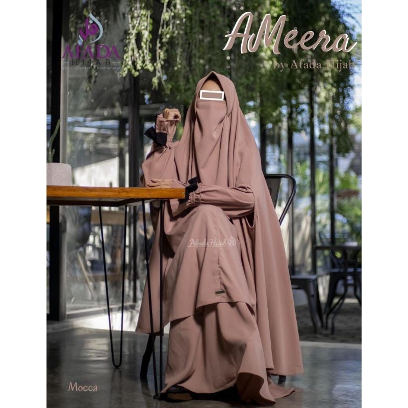 AMEERA SET BY AFADA HIJAB | GAMIS SET SYAR'I | GAMIS ARM HOLE | DRESS SYAR'I