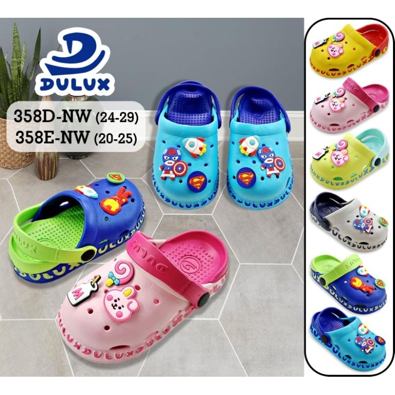 Sandal Anak Lucu Motif Hero Candy l Sandal Baim Karet Empuk l Dulux 358E uk 20-25