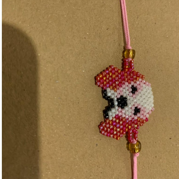 Gelang Tangan Snoopy Pink
