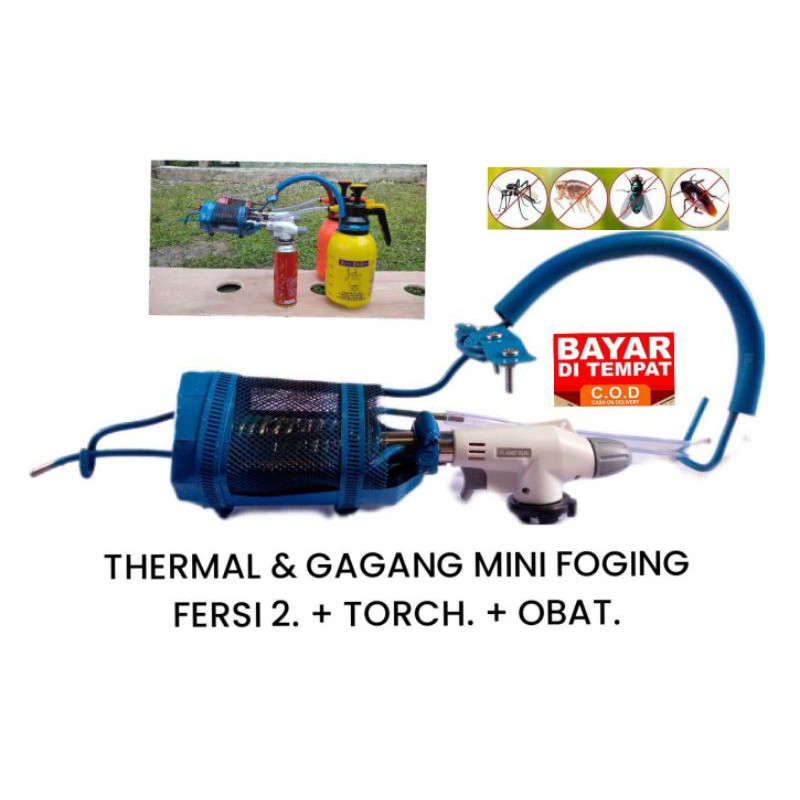 Thermal mini foging/fogging sederhana STENLIST COIL SPIRAL. bonus obat foging.