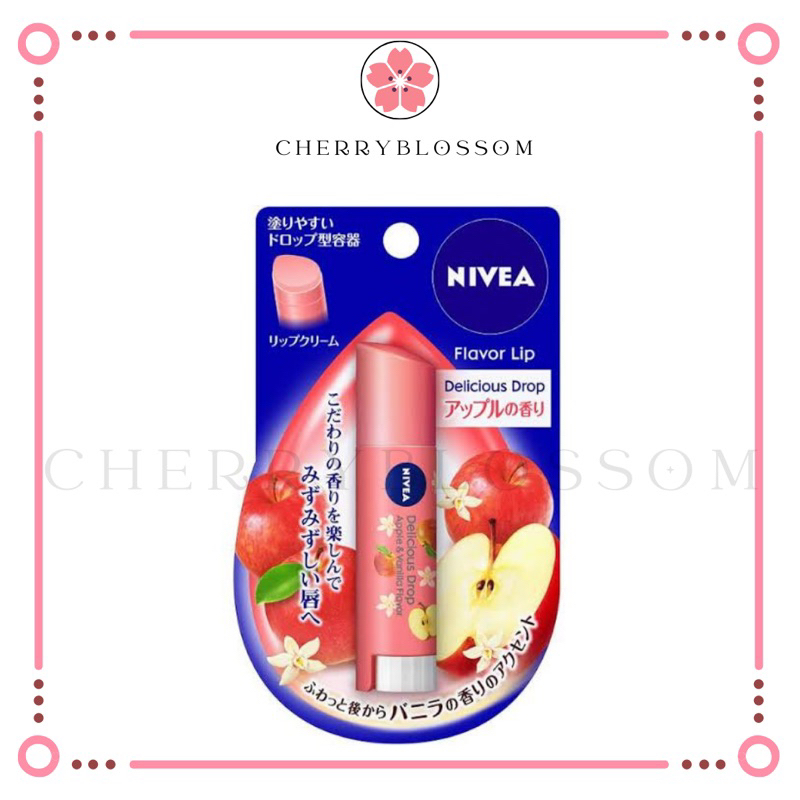 Nivea Lip Balm Jepang / Rasa Apple