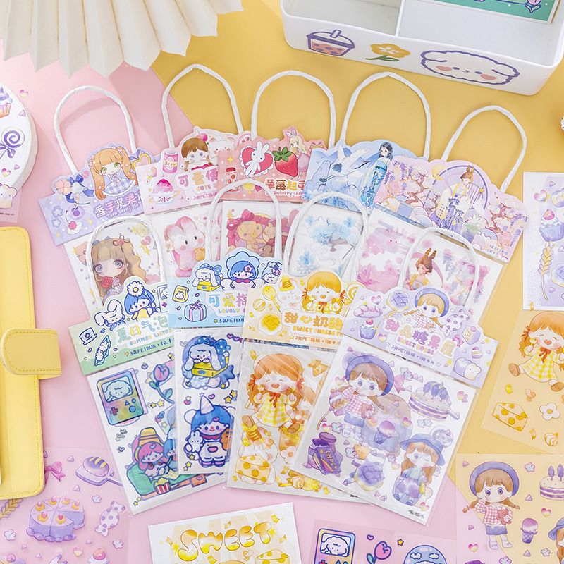 

Sticker Washi/ Scrapbook Cute Set Bag