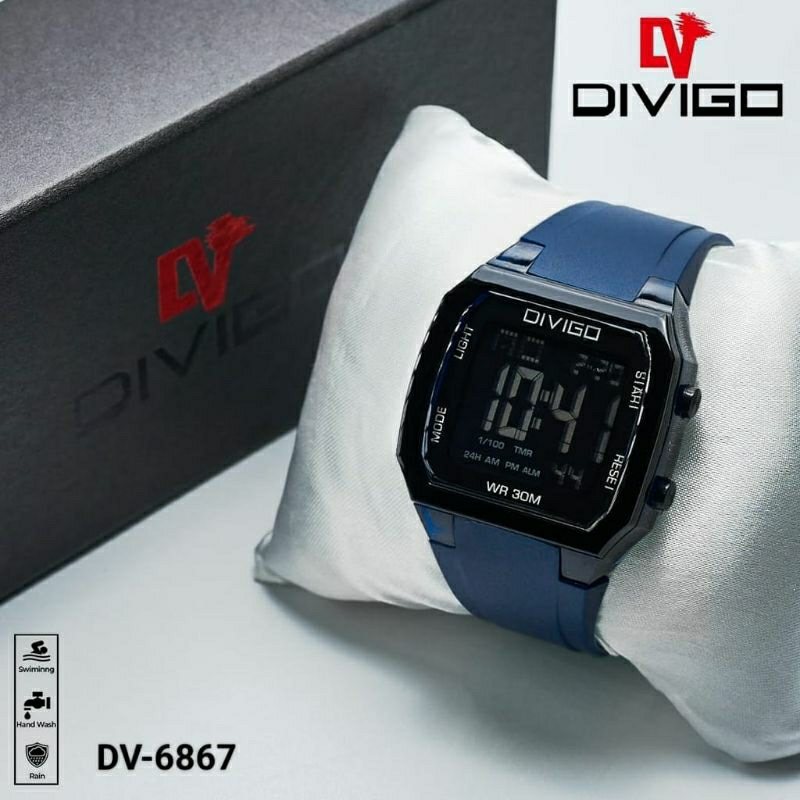 Original Jam Tangan Divigo 6867 Tahan Air Terlaris Free Box