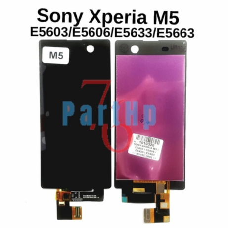 Lcd Touchscreen Fullset Sony Xperia M5 - E5603 - E5606 - E5633 - E5663 - Hitam