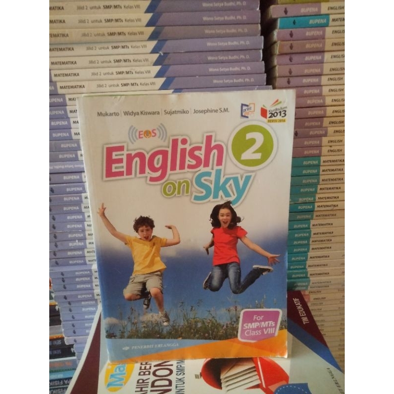 BUKU BAHASA INGGRIS/ENGLISH ON SKY SMP KELAS 8-2 ERLANGGA