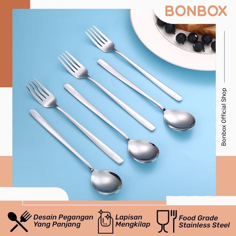 Bonbox BTW06 Set Sendok Garpu ala Korea isi 6pcs