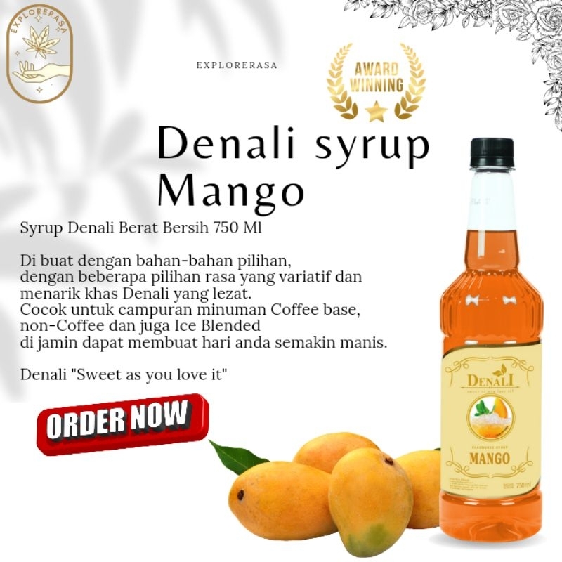 

Denali syrup rasa Mango 750ml