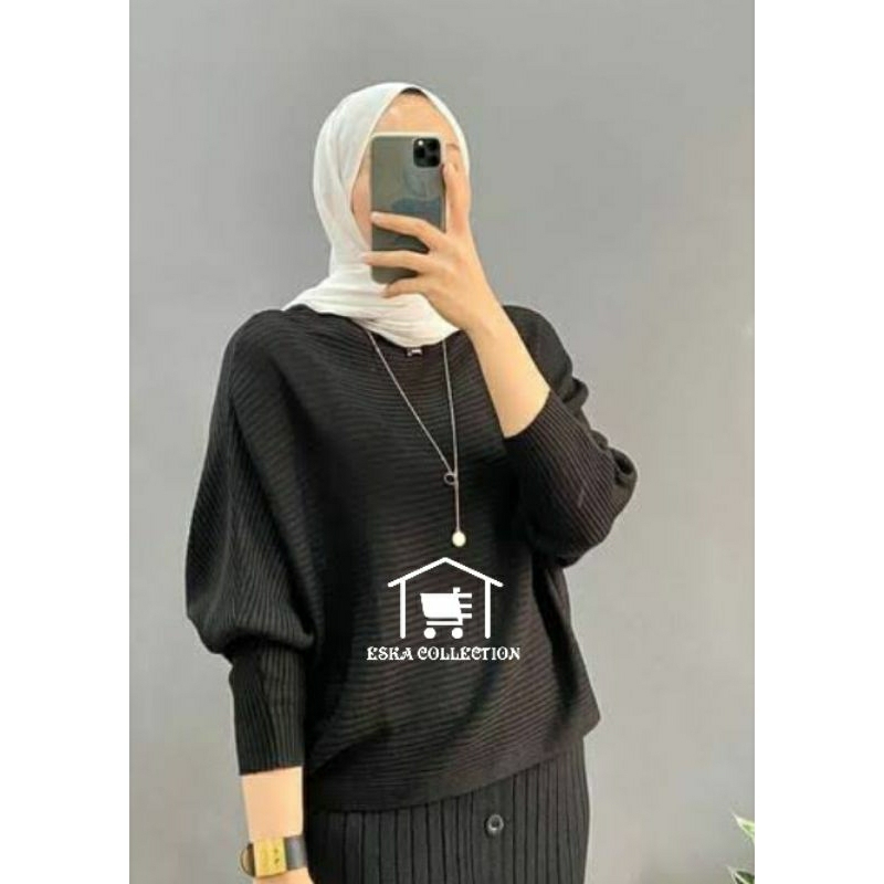 phenomenal Baju rajut Eska lengan panjang premium/atasan/halus/murah/hangat