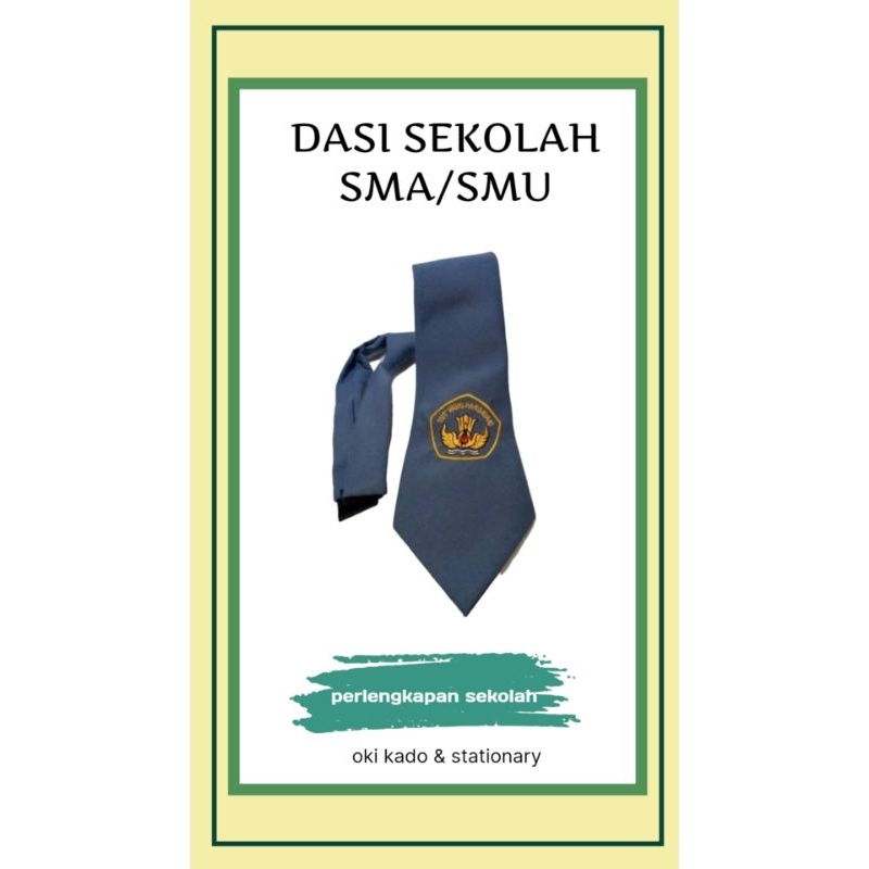 Dasi Seragam SMA abu abu