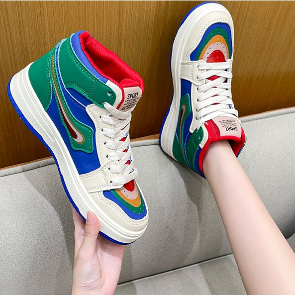 TBIG [COD] Sepatu Sekolah Sneakers Import Shoes JDSPORTE Wanita Sepatu Korea Style Sekolah Kuliah