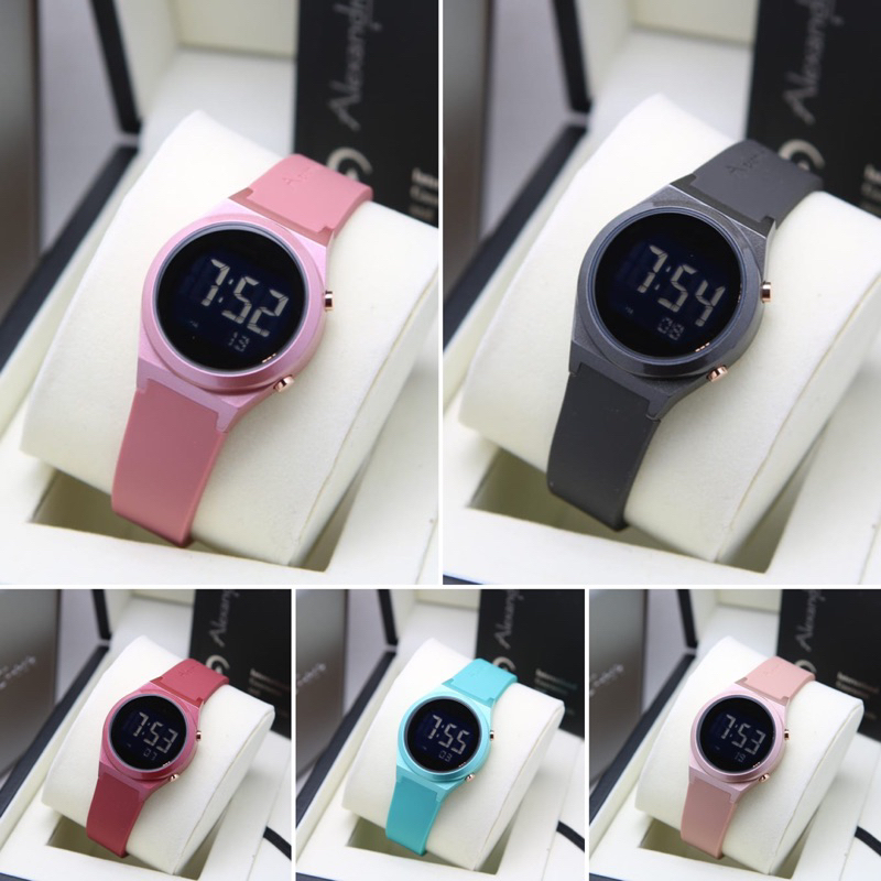 JAM TANGAN ALEXANDRE CHRISTIE WANITA AC 9385 DIGI ORIGINAL
