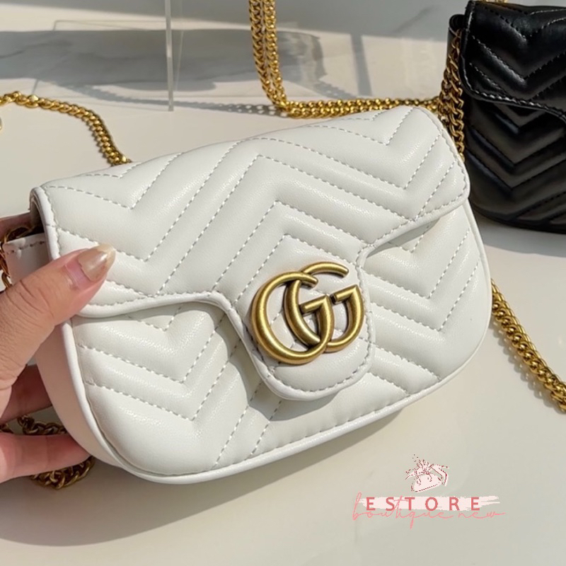 Tas Wanita Gc Mini Marmont Chain Strap