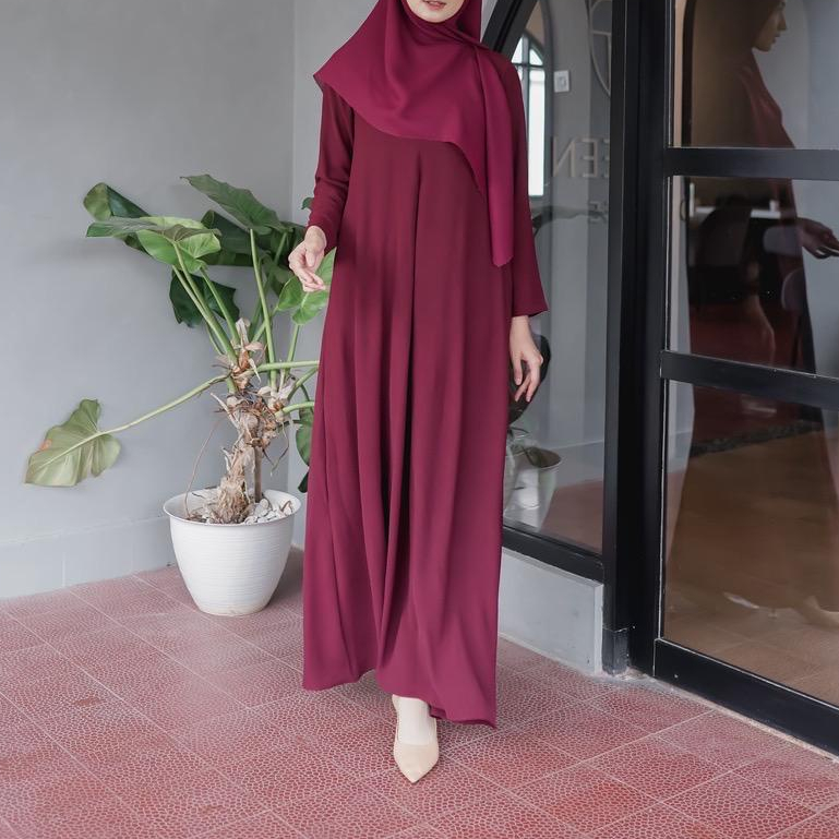 KAFIYA BASIC ABAYA POLOS / DRESS GAMIS PLAIN