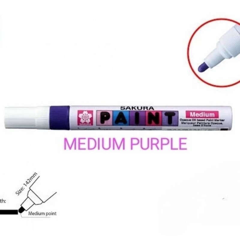 

Sakura Oil Based Paint Marker 2.0 mm Purple