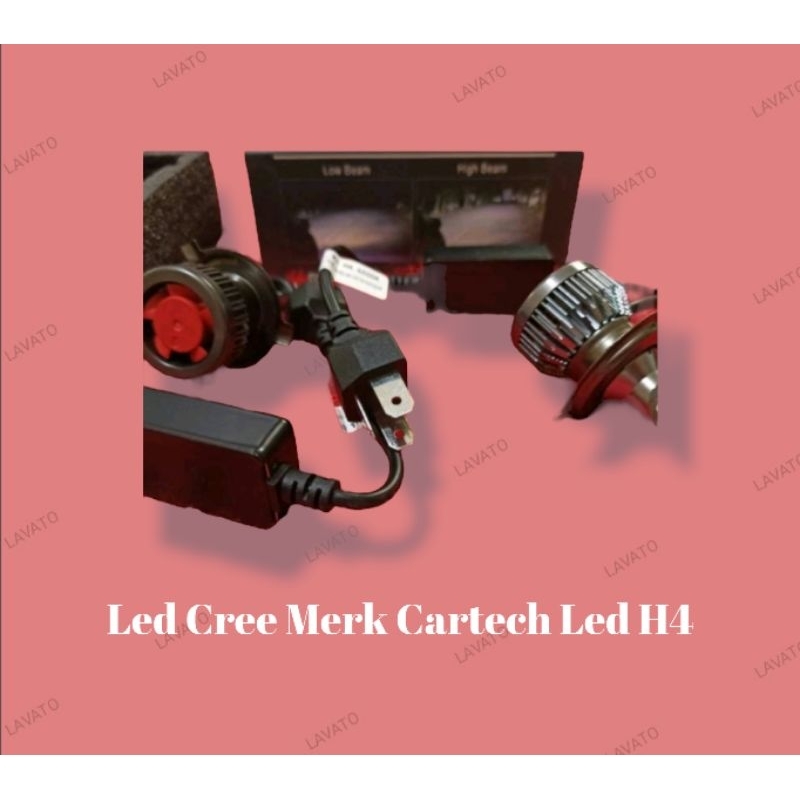 LED Cree Merk Cartech LED H4