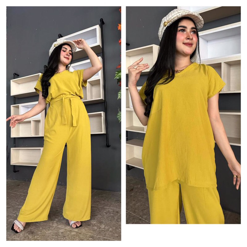 Set Babydoll Celana Panjang airflow