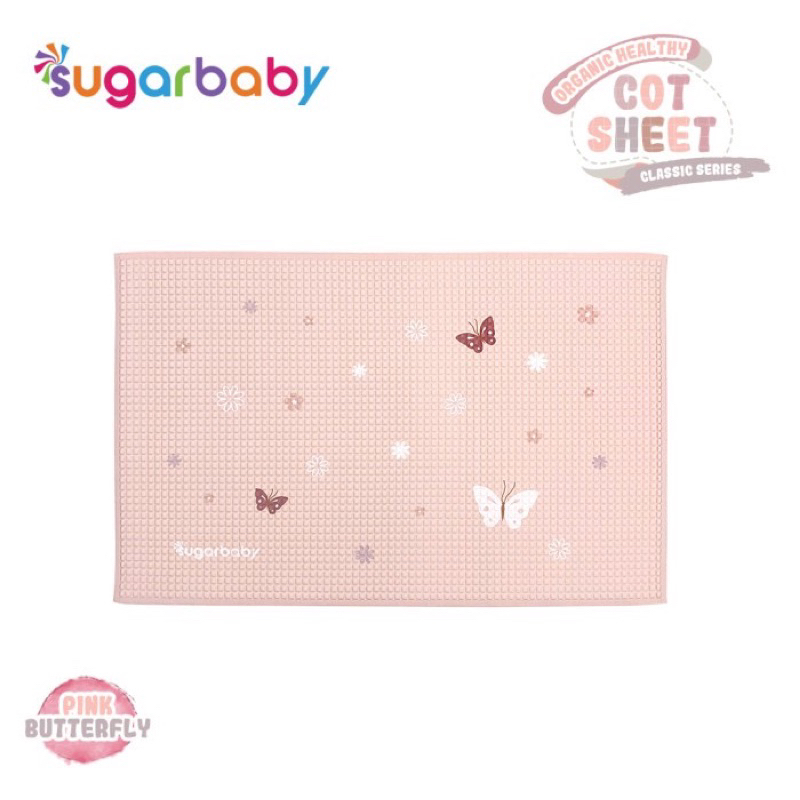 SUGAR BABY - PERLAK KARET ORGANIK - HEALTHY COT ORGANIC - Sugarbaby Dino and Bunny - PERLAK BAYI