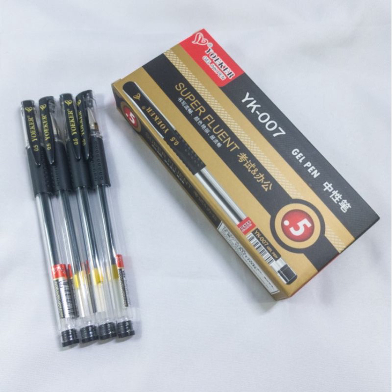 

Pen Gel cair YOEKER 007 harga perlusin 12pc cuma