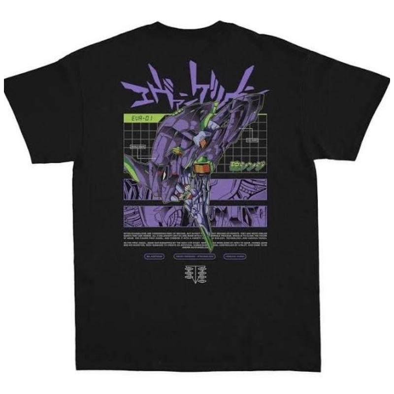 Kaos Anime Hitam Evangelion