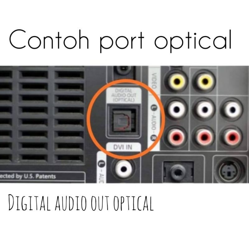 [ FREE KABEL TOSLINK ] Audio converter Digital to analog + Kabel optik audio tv BAE 1.5 meter Converter audio digital to analog / Optical Audio converter
