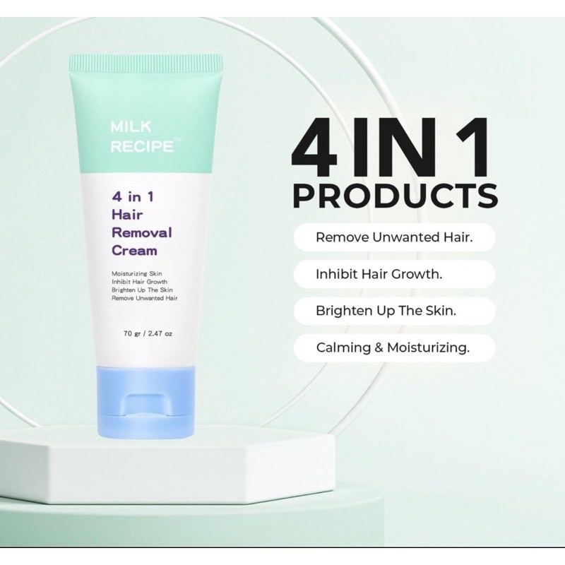 MILK RECIPE HAIR REMOVAL CREAM