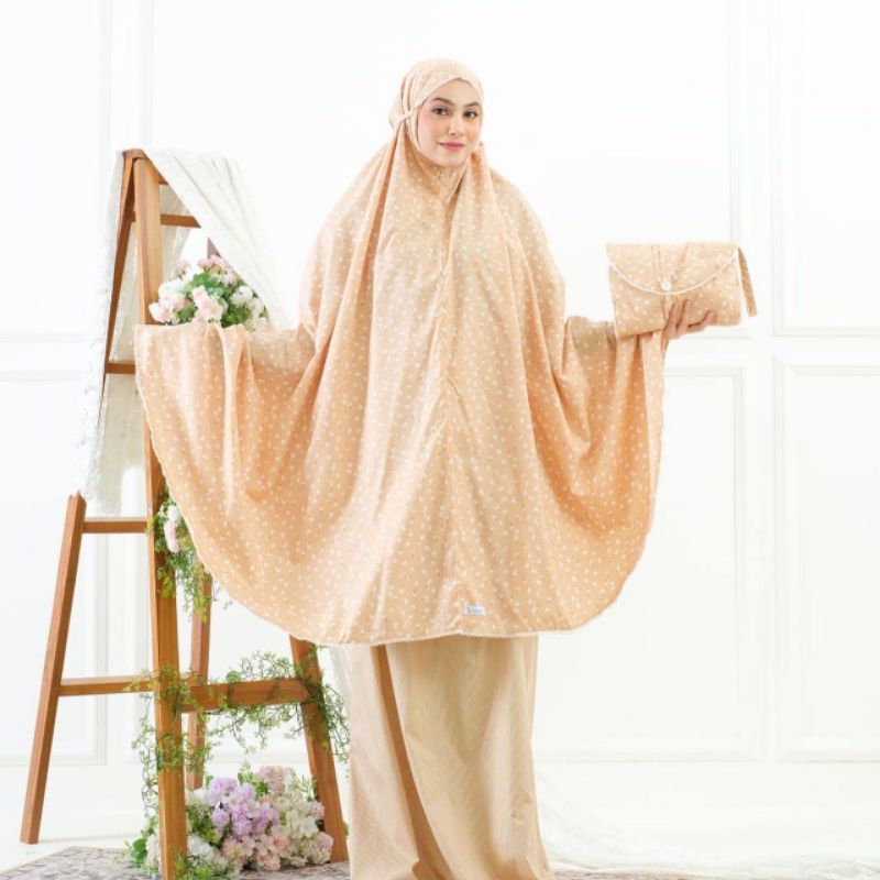 Mukena Katun Jepang Zlassica Pocket Jasmine Cream