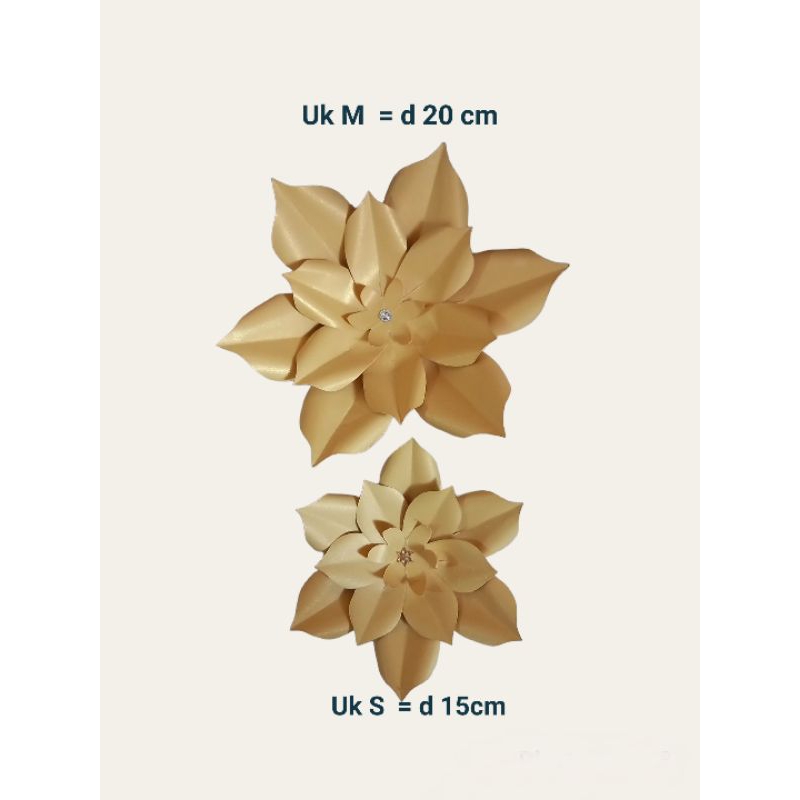Bunga Kertas/Flower Paper/Bunga Dekorasi/Bunga Backdrop