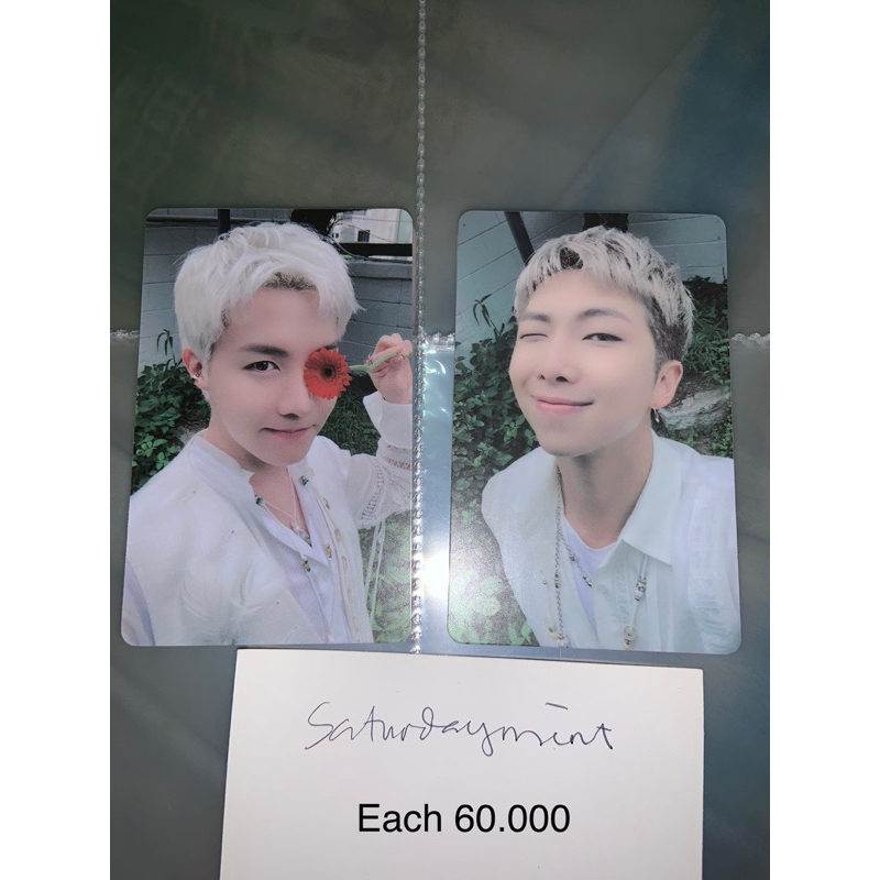 BTS RM JHOPE LUCKY DRAW BUTTER OFFICIAL POWER STATION OFFICIAL LD PC NAMJOON HOSEOK HOBI PHOT