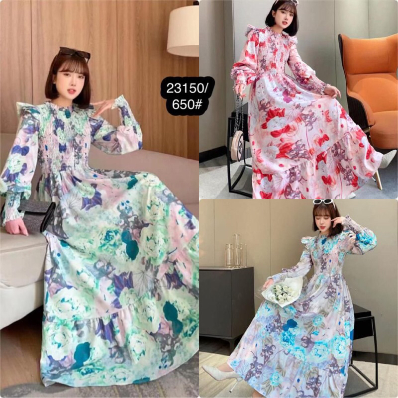 GAMIS MOTIP WANITA ZR 897 IMPORT BANGKOK