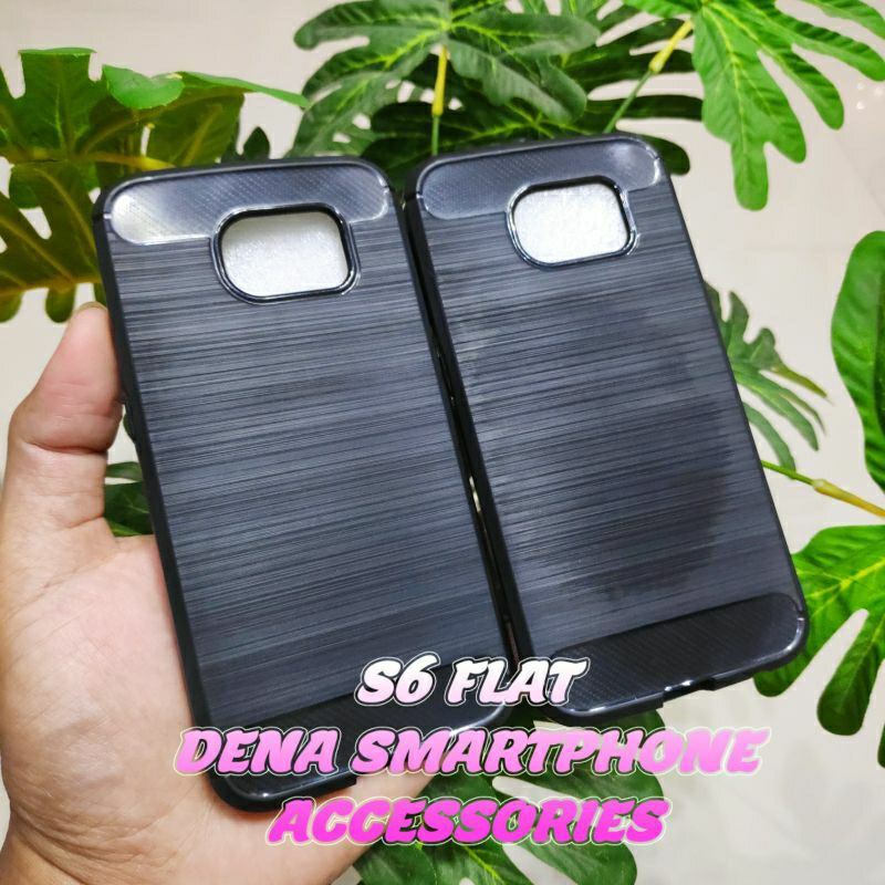 Soft Case Samsung S6 Samsung S6 Flat Black Carbon