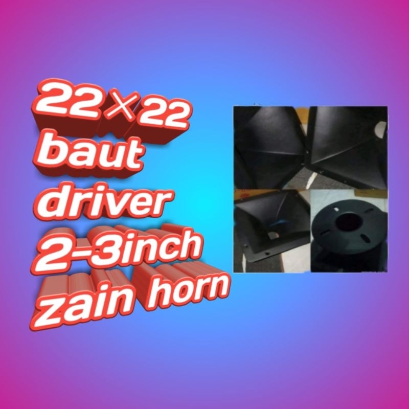 HORN TWITER 22 X 22 long bisa buat 2-3 in