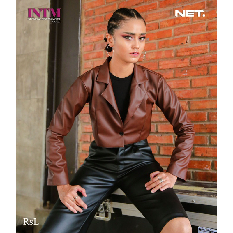 Leather pants short by rise leather.id /celana pendek wanita