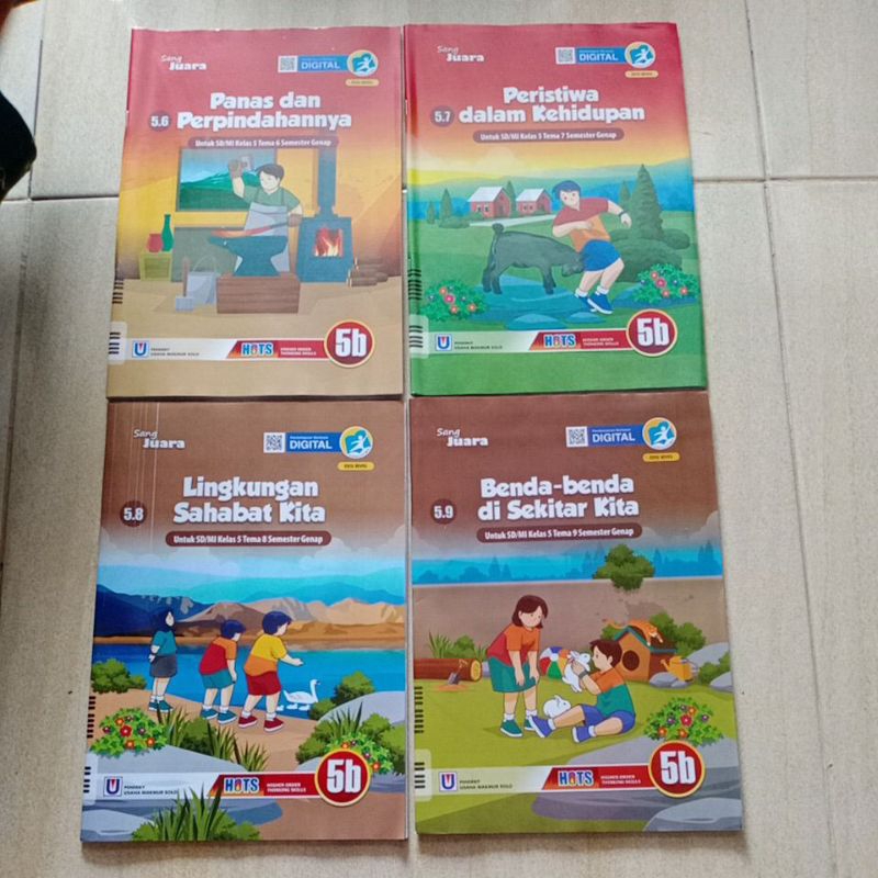 Sang Juara LKS SD/MI Kelas 5 Berbasis Digital Semester 2 Tema 6789 LKS Sang Juara
