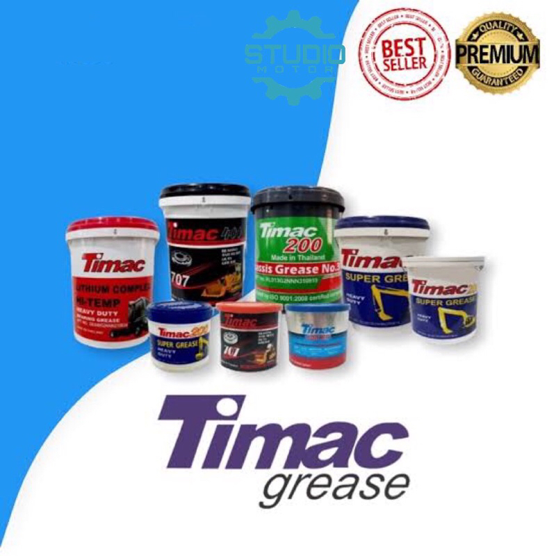 TIMAC GREASE Ep Blue 400 / Minyak Gemuk Stempet Cvt / Bearing Roda Laher Lahar